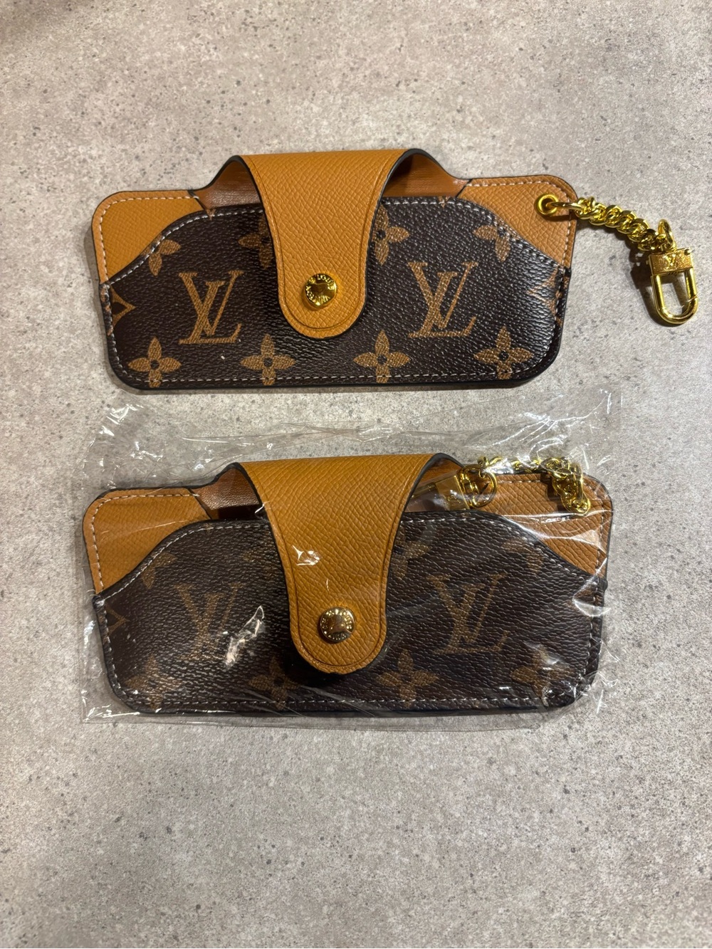 Clip-on sunglasses cases